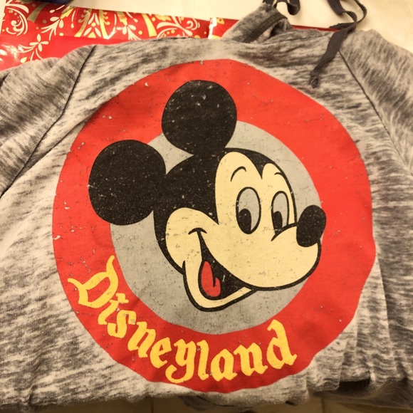 Disney Tops - Women’s Gray Authentic Disneyland hoodie Sz M